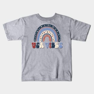 USA Vibes Boho Rainbow © GraphicLoveShop Kids T-Shirt